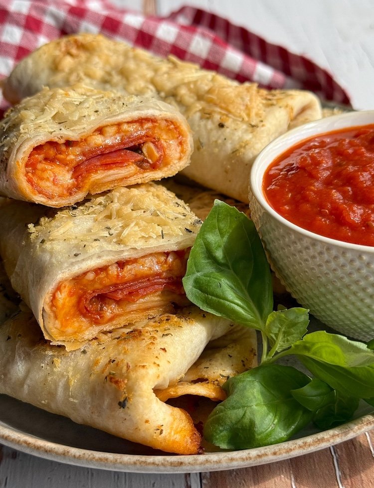 Pizza Burritos (Oven Baked or Air Fried)
